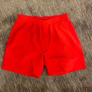 Lululemon Red Shorts